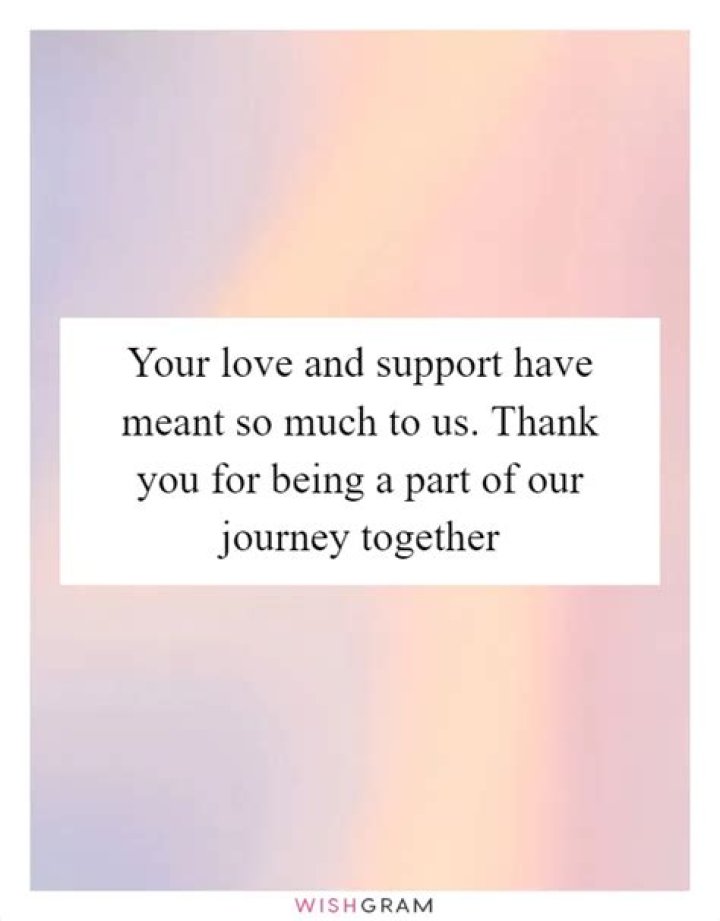 A Journey Of Love, Support,