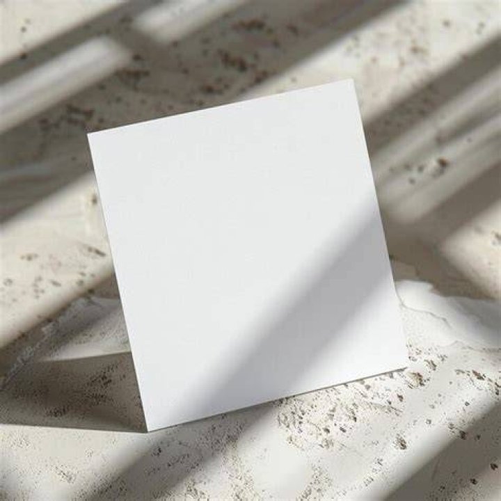a piece of paper sitting on top of a table next to a flower covered wall