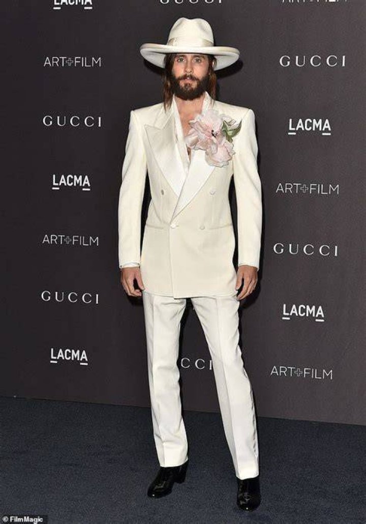 Jared Leto rocks a stylish blackonblack look at a FYC screening of