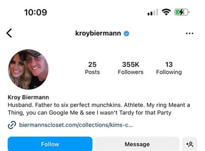 Kroy Biermann updates Instagram bio amid Kim Zolciak divorce
