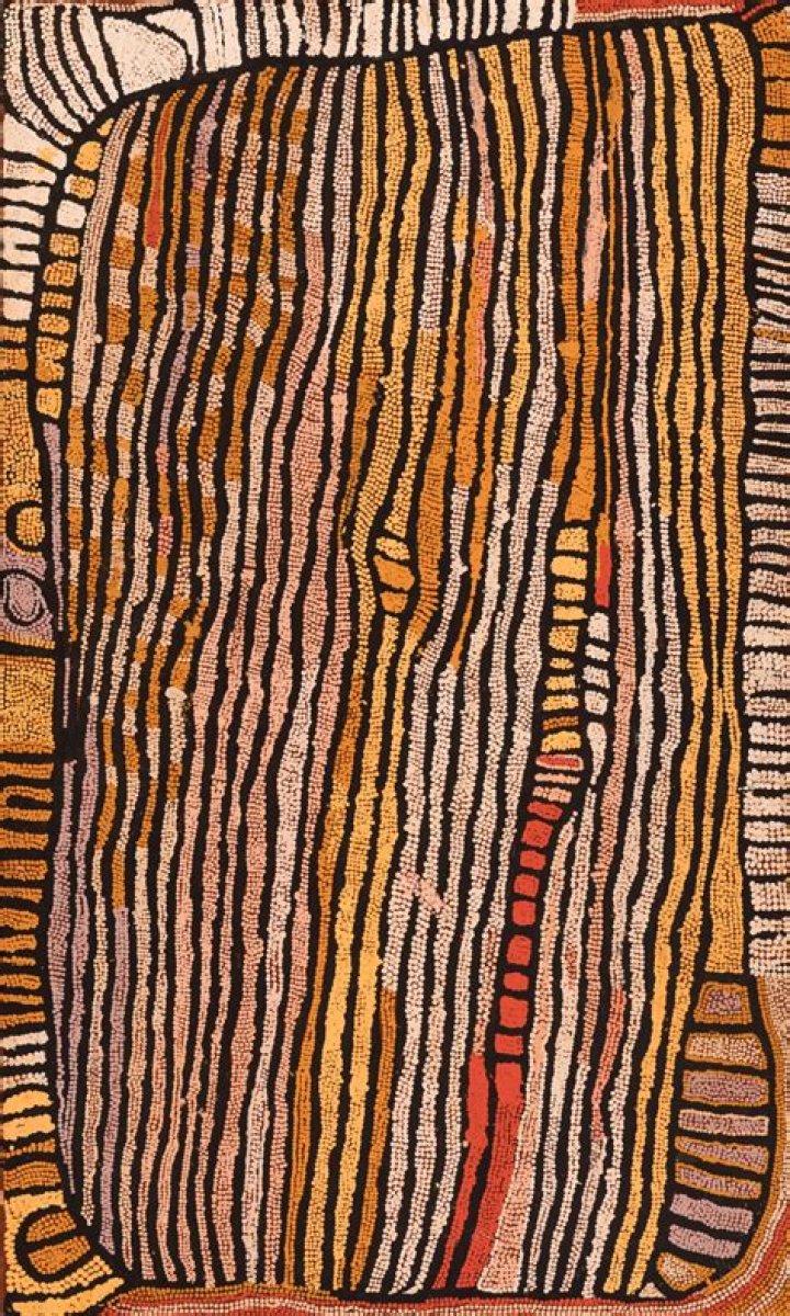 Naata Nungurrai, Untitled, 20034, Acrylic on linen, 180 x 300 cm