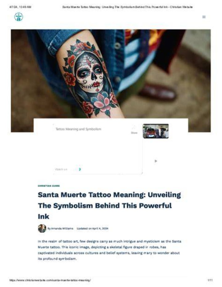 Unveiling The Profound Meaning Of Santa Muerte: Discoveries And Insights